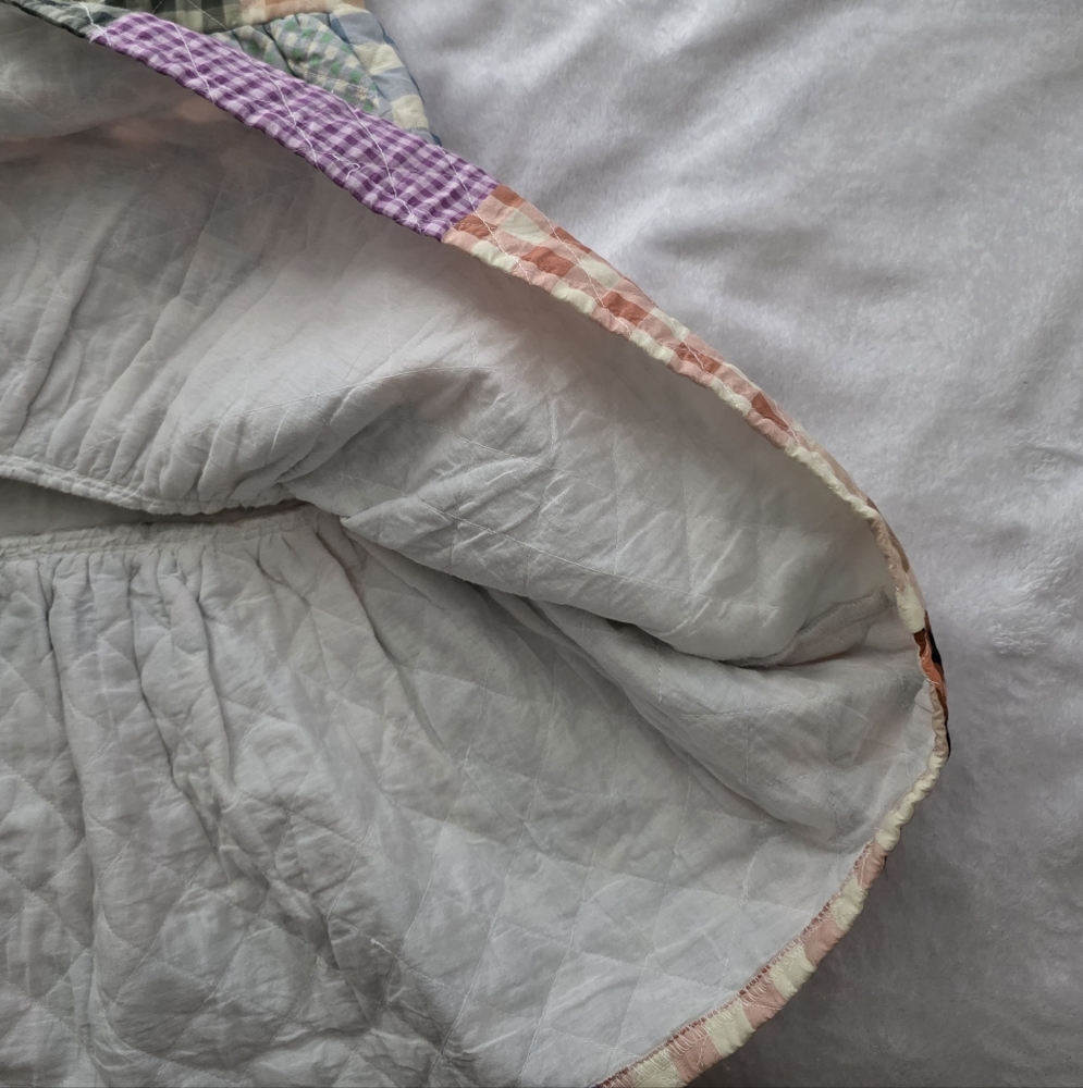 Patchwork Quilt Dress with Straps - Picture 4 of 5